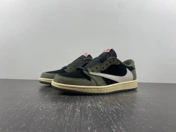 Cheap TRAVIS SCOTT X AIR JORDAN 1 LOW OG SP 'BLACK OLIVE' DM7866-002