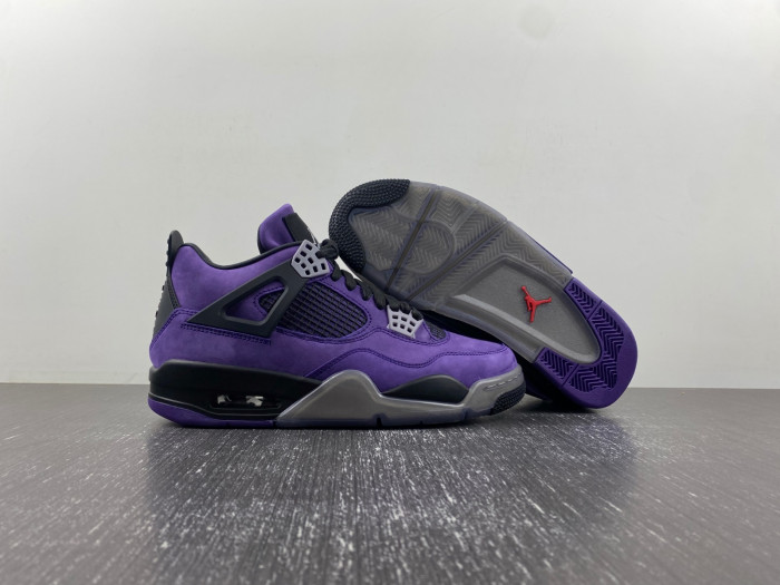 KICKWHO Travis Scott x Air Jordan 4 Purple Suede