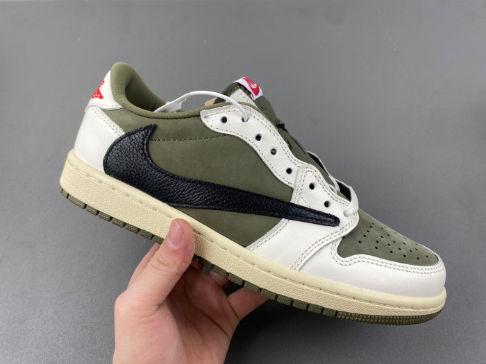 TB TRAVIS SCOTT X AIR JORDAN 1 LOW OG MEDIUM OLIVE DM7866-200