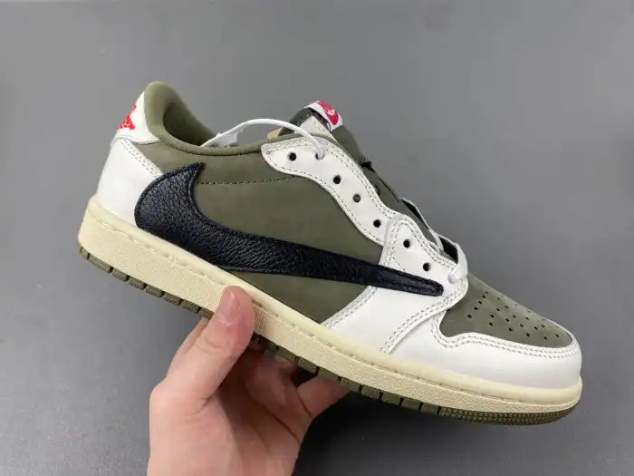 Kicked Out Shoe Store TRAVIS SCOTT X AIR JORDAN 1 LOW OG MEDIUM OLIVE DM7866-200