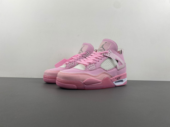 TB OFF-WHITE X JORDAN 4 PINK