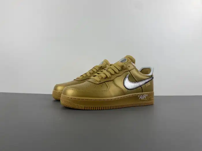 HYPE Nike Air Force 1 Low Off-White Gold AO4297-800