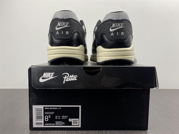 TB Nike Air Max 1 Patta Waves Black (without Bracelet) DQ0299-001