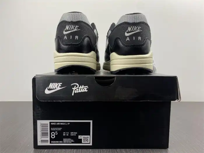 Cheap LY Nike Air Max 1 Patta Waves Black (without Bracelet) DQ0299-001