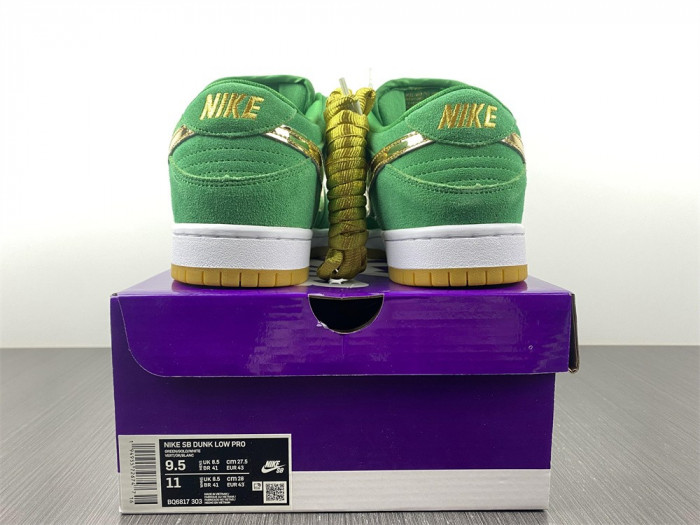 TB Nike SB Dunk Low St. Patricks Day BQ6817-303