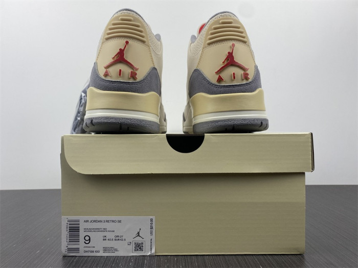 TB Air Jordan 3 Retro Muslin DH7139-100