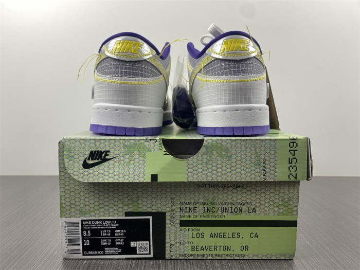 TB Nike Dunk Low Union Passport Pack Court Purple DJ9649-500