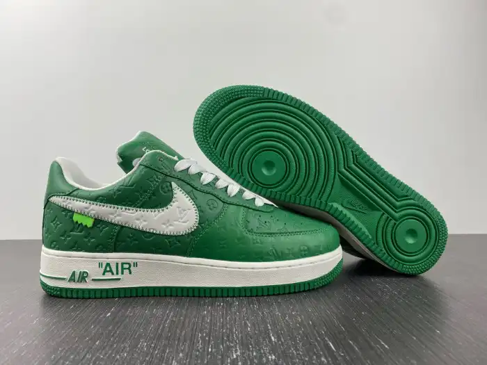 Bmlin Shoes LV x AIR FORCE 1 GREEN MS0232