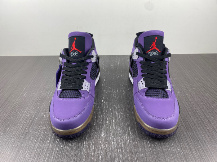 KICKWHO Jordan 4 Retro Travis Scott Purple (Friends and Family) 766296 LN4