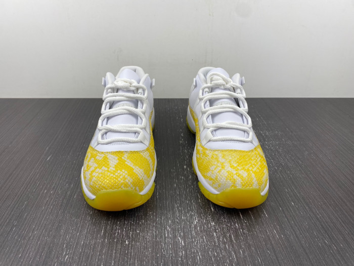 TB Air Jordan 11 Low WMNS Yellow Snakeskin AH7860-107