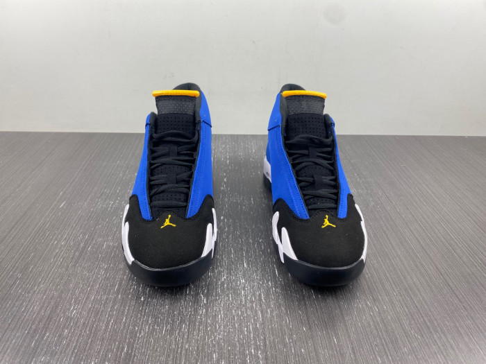 TB Jordan 14 Retro Laney 487471-407