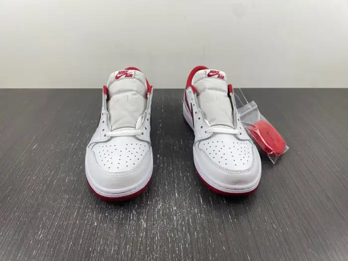 Rep Jordan 1 Retro Low White Varsity Red 705329-101