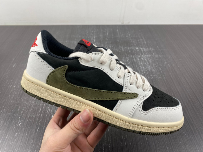 TB KIDS TRAVIS SCOTT X AIR JORDAN 1 LOW OG PS 'OLIVE' DZ5909-106