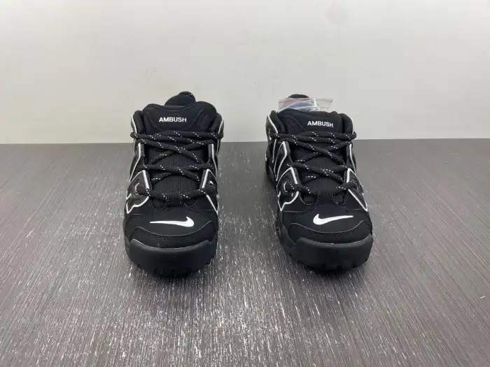 Rep LY AMBUSH x Nike Air More Uptempo Low Black White FB1299-001