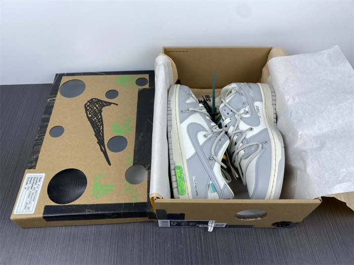 TB Nike Dunk Low Off-White Lot 42 DM1602-117