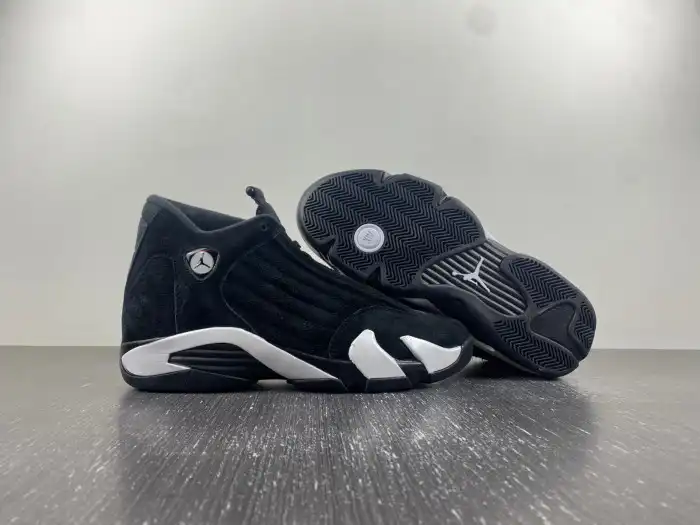 Affordable Air Jordan 14 Black White University Red 487471-016