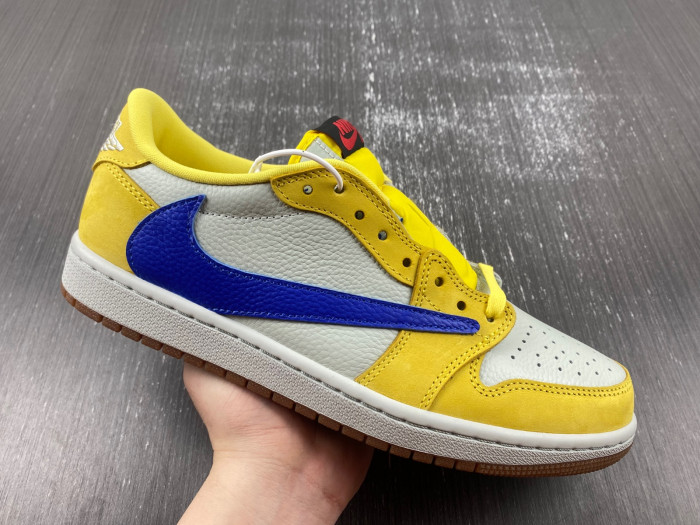 TB Travis Scott x Air Jordan 1 Low OG Canary DZ4137-700