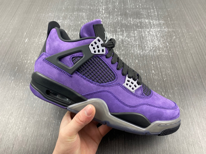 KICKWHO Travis Scott x Air Jordan 4 Purple Suede