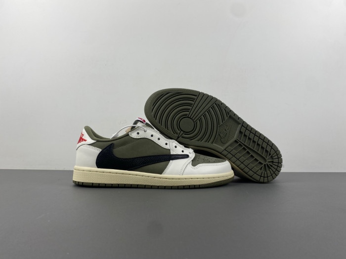 TB TRAVIS SCOTT X AIR JORDAN 1 LOW OG MEDIUM OLIVE DM7866-200