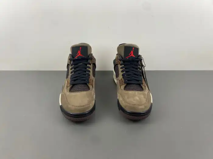 Bmlin Shoes Travis Scott x Air Jordan 4 Retro Brown TS AJ4-882335