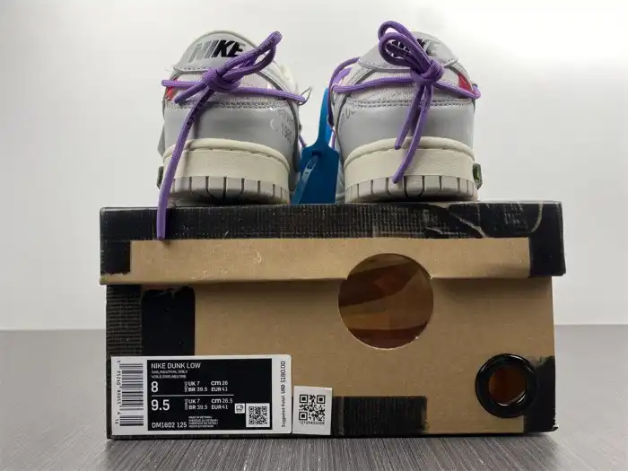 Cheap LY Nike Dunk Low Off-White Lot 47 DM1602-125