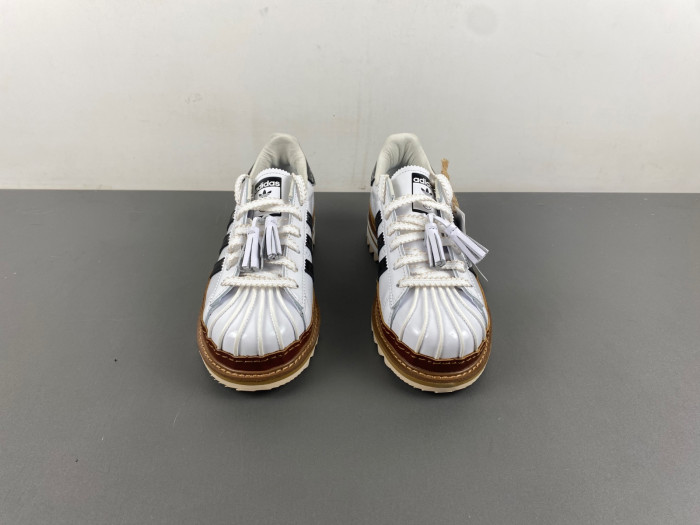 TB adidas Superstar CLOT By Edison Chen White Crystal Sand IH3132