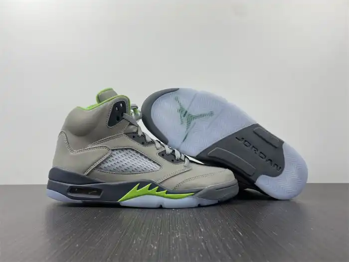 1:1 HYPE Jordan 5 Retro Green Bean (2022) DM9014-003