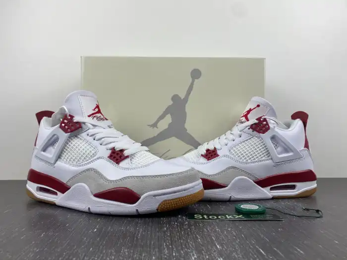 Bmlin Shoes Jordan 4 Retro SB Pine Red DR5415-160