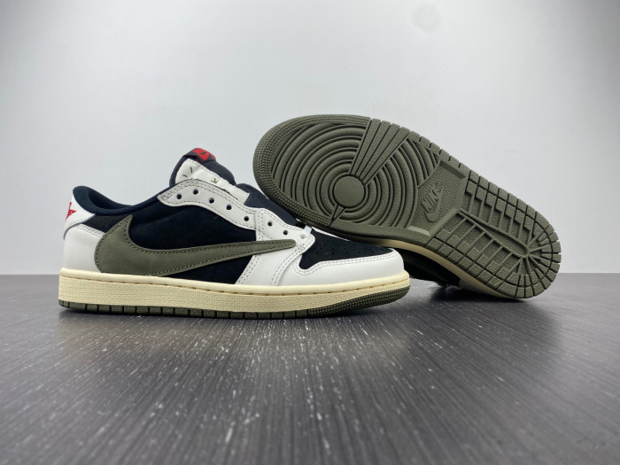 TB Travis Scott x Air Jordan 1 Low OG WMNS Olive DZ4137-106