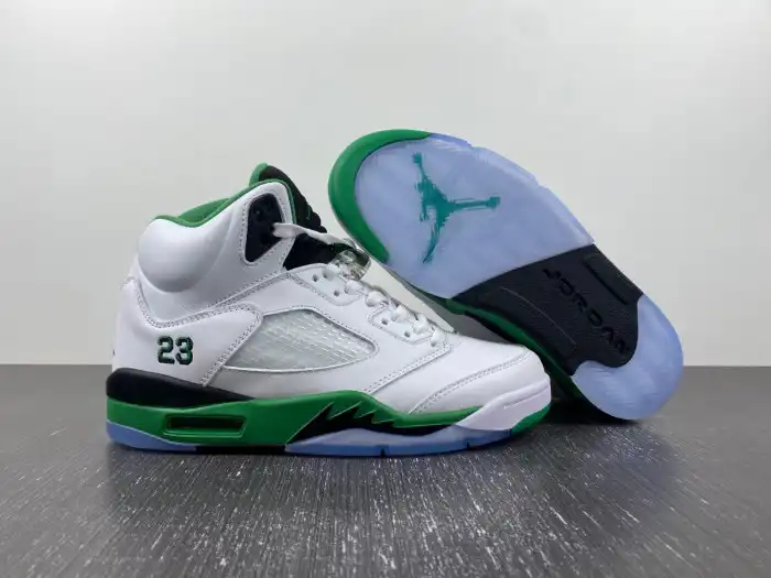 Bmlin Shoes Air Jordan 5 WMNS Lucky Green DD9336-103