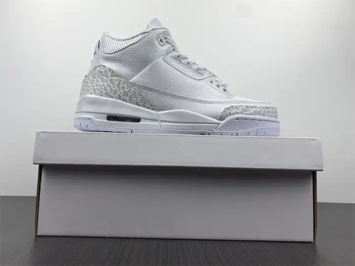 Cheap Air Jordan 3 Retro PS 'Triple White' 429487-111