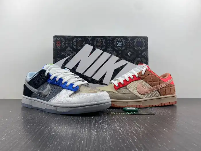 Bmlin Shoes Nike Dunk Low SP What The CLOT FN0316-999