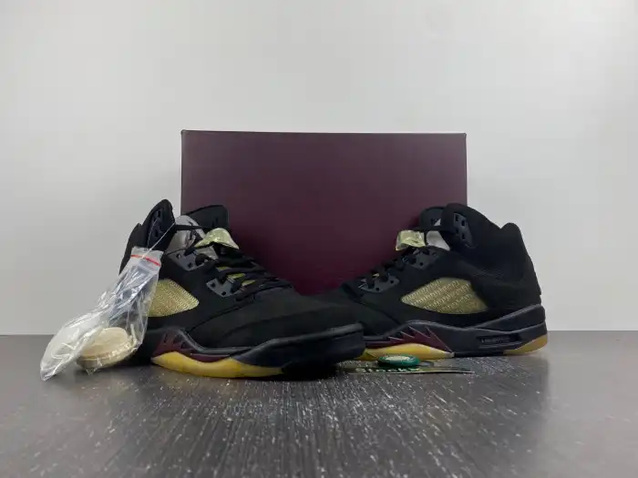 1:1 HYPE A Ma Maniere x Air Jordan 5 Black FD1330-001