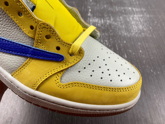 TB Travis Scott x Air Jordan 1 Low OG Canary DZ4137-700