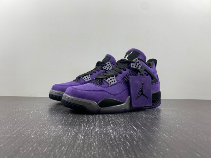 KICKWHO Travis Scott x Air Jordan 4 Purple Suede