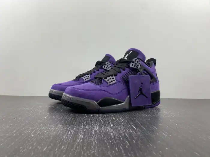 Bmlin Travis Scott x Air Jordan 4 Purple Suede