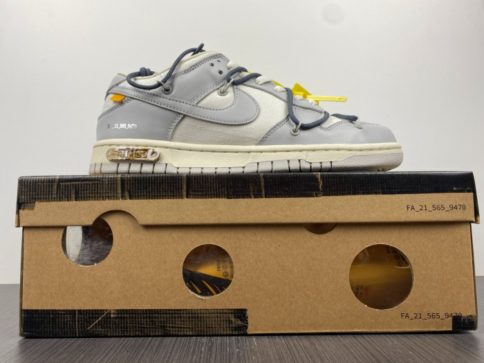 KICKWHO Nike Dunk Low Off-White Lot 41 DM1602-105