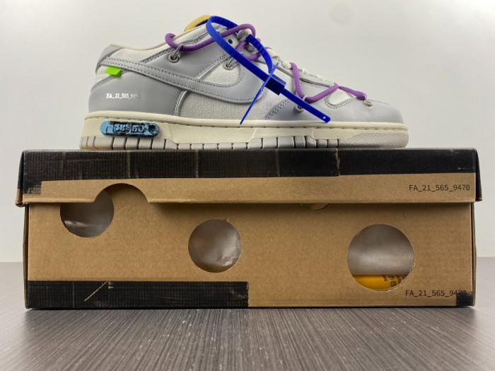 KICKWHO Nike Dunk Low Off-White Lot 48 DM1602-107