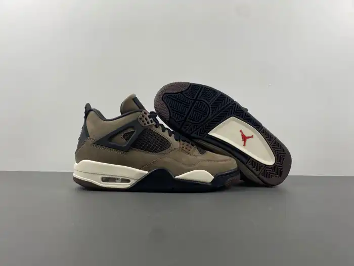 Affordable Travis Scott x Air Jordan 4 Retro Brown TS AJ4-882335