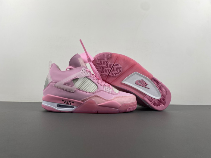 TB OFF-WHITE X JORDAN 4 PINK