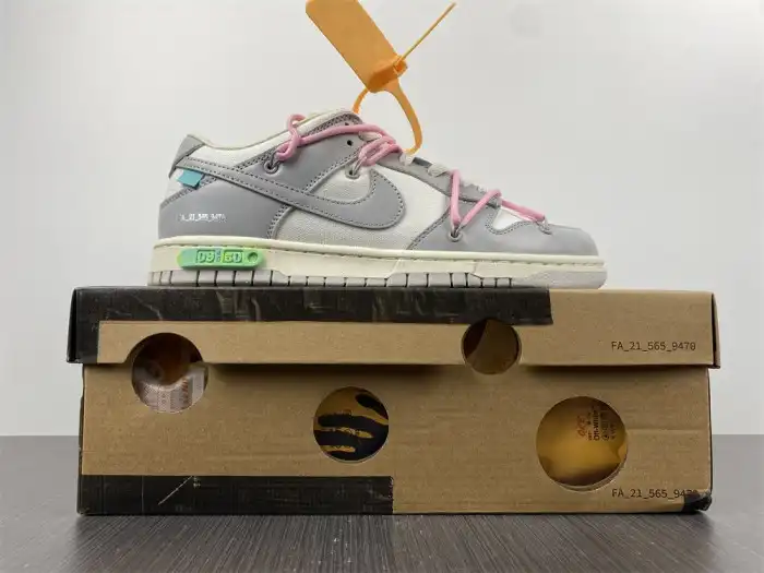 Cheap LY Nike Dunk Low Off-White Lot 9 DM1602-109