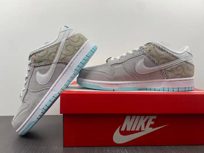 Reps LY Nike Dunk Low Barber Shop DH7614-500