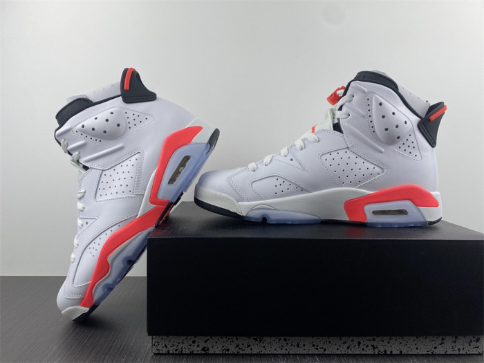 TB Jordan 6 Retro Infrared White (2014) 384664-123