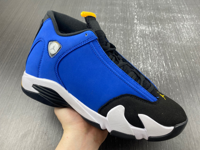 TB Jordan 14 Retro Laney 487471-407