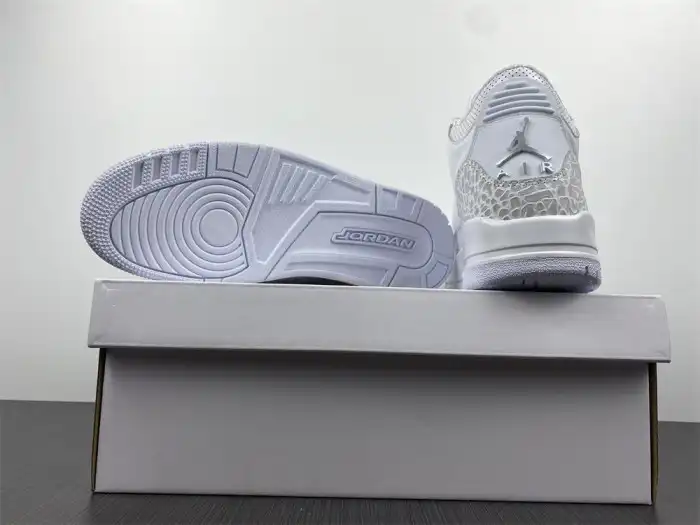 Rep HYPE Air Jordan 3 Retro PS 'Triple White' 429487-111