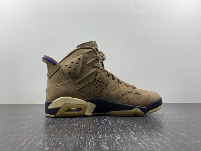 TB Air Jordan 6 WMNS Gore-Tex Brown Kelp FD1643-300