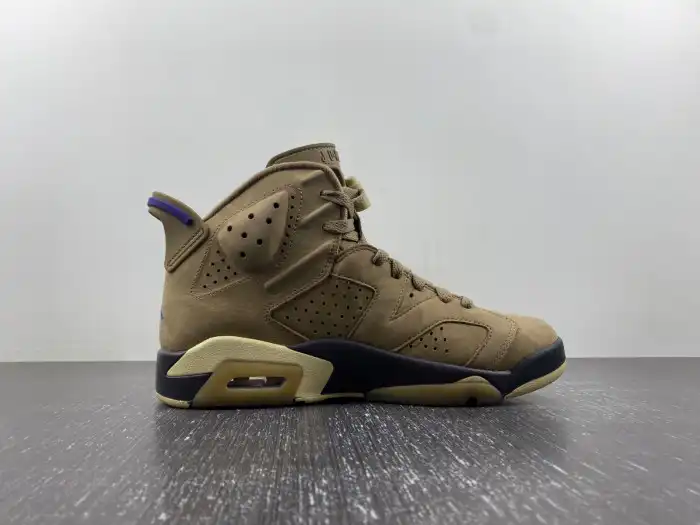 Cheap TBK Air Jordan 6 WMNS Gore-Tex Brown Kelp FD1643-300