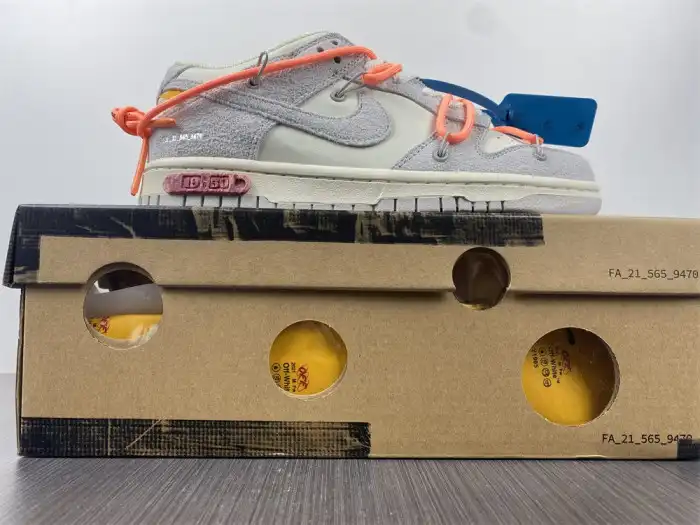 Rep LY Nike Dunk Low Off-White Lot 19 DJ0950-119