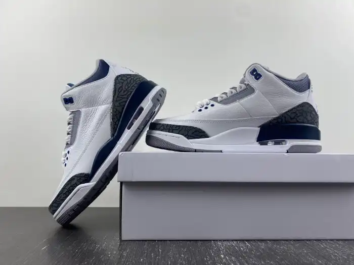 Bmlin Shoes Air Jordan 3 Midnight Navy CT8532-140