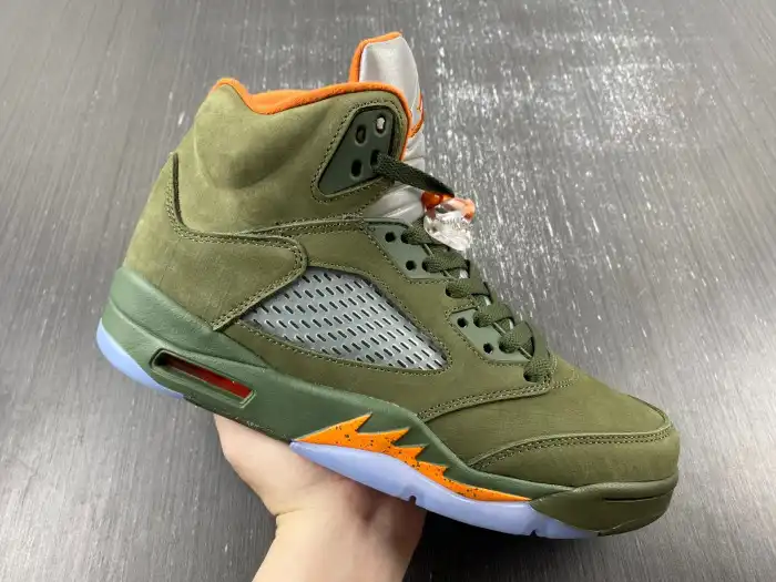 Cheap Air Jordan 5 Olive DD0587-308